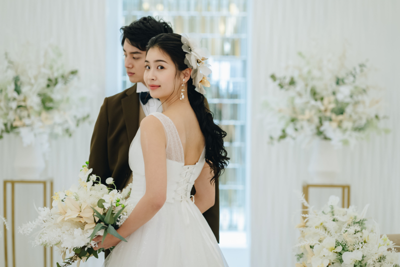 【洋装前撮り1カット付き】少人数挙式＋食事会10名様プラン